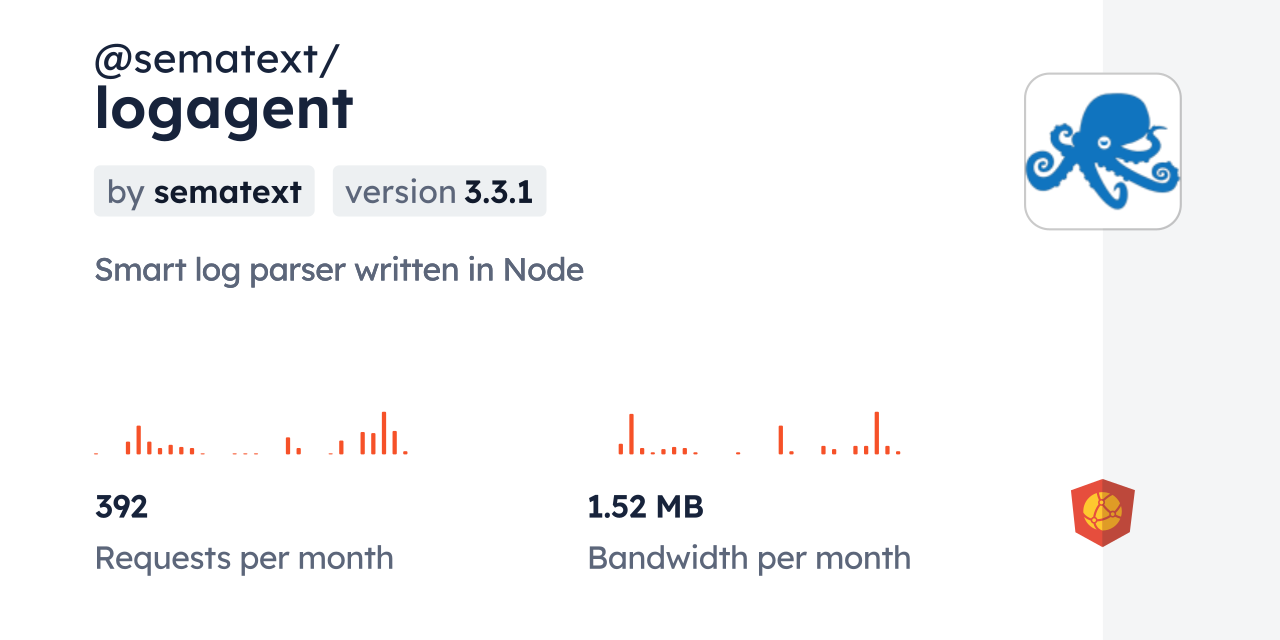 @sematext/logagent CDN by jsDelivr - A CDN for npm and GitHub