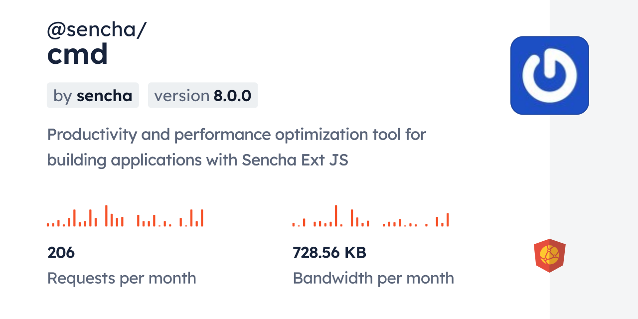 @sencha/cmd CDN by jsDelivr - A CDN for npm and GitHub