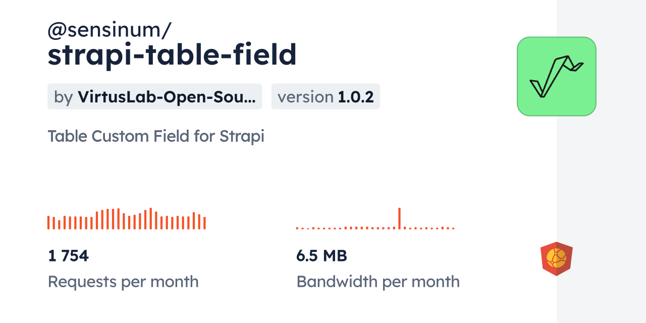 @sensinum/strapi-table-field CDN by jsDelivr - A CDN for npm and GitHub