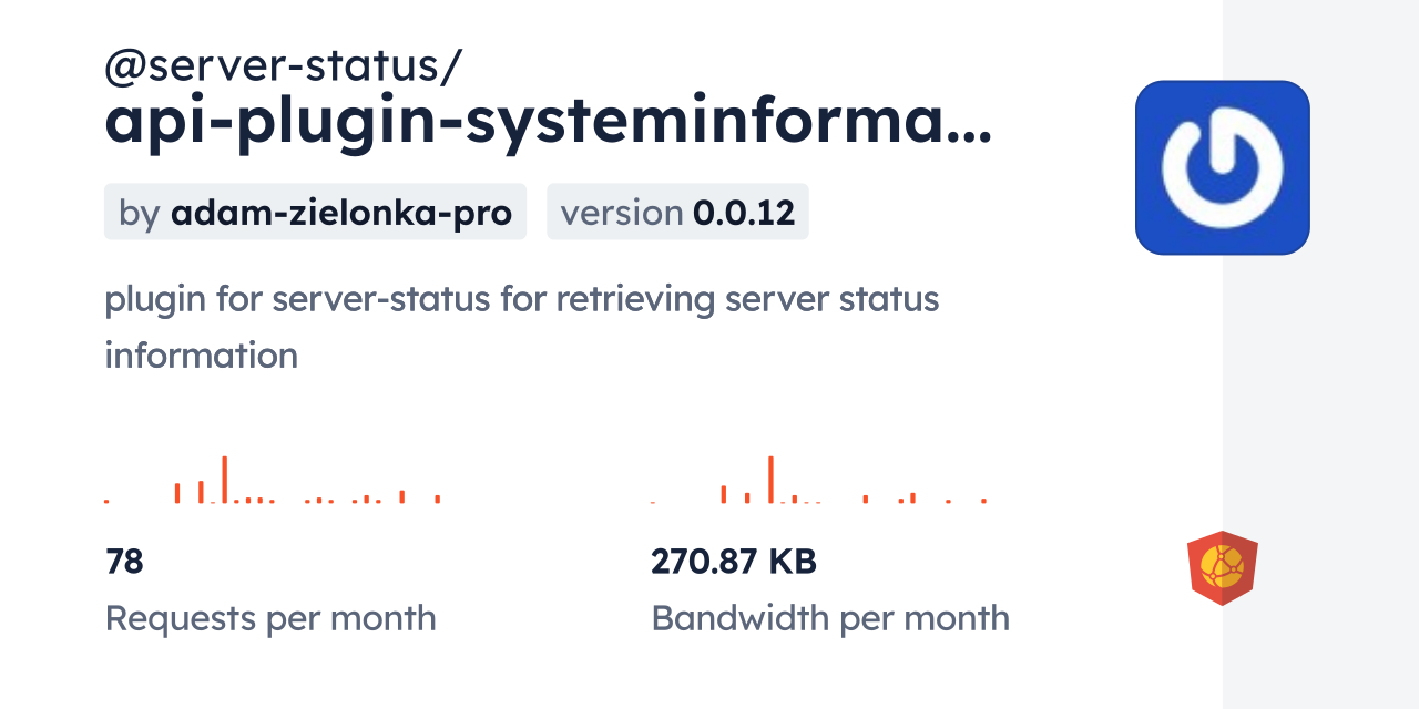 @server-status/api-plugin-systeminformation CDN by jsDelivr - A CDN for ...