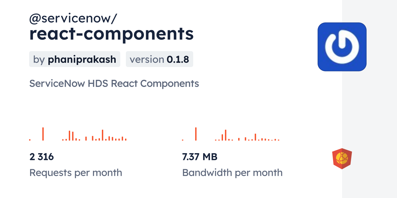 @servicenow/react-components CDN by jsDelivr - A CDN for npm and GitHub
