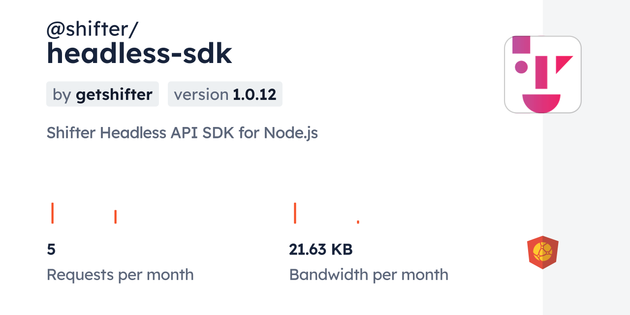 @shifter/headless-sdk CDN by jsDelivr - A CDN for npm and GitHub