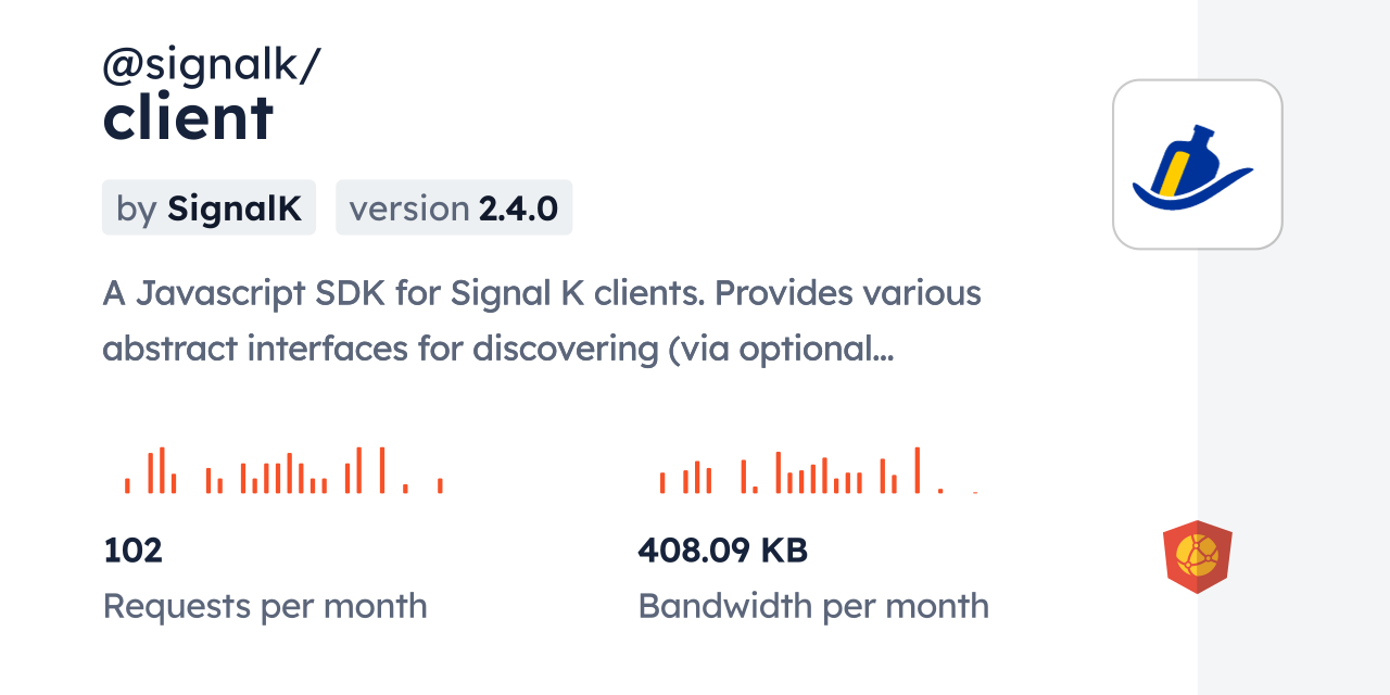 @signalk/client CDN by jsDelivr - A CDN for npm and GitHub
