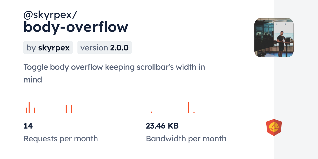 skyrpex/bodyoverflow CDN by jsDelivr A CDN for npm and GitHub