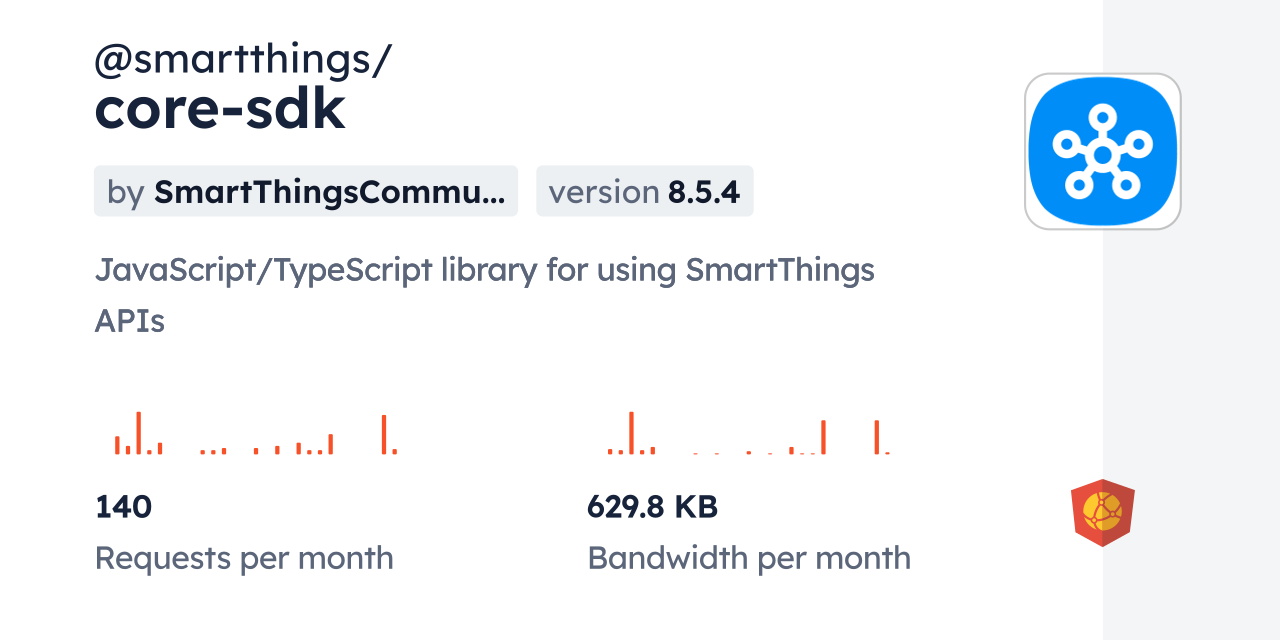 @smartthings/core-sdk CDN by jsDelivr - A CDN for npm and GitHub