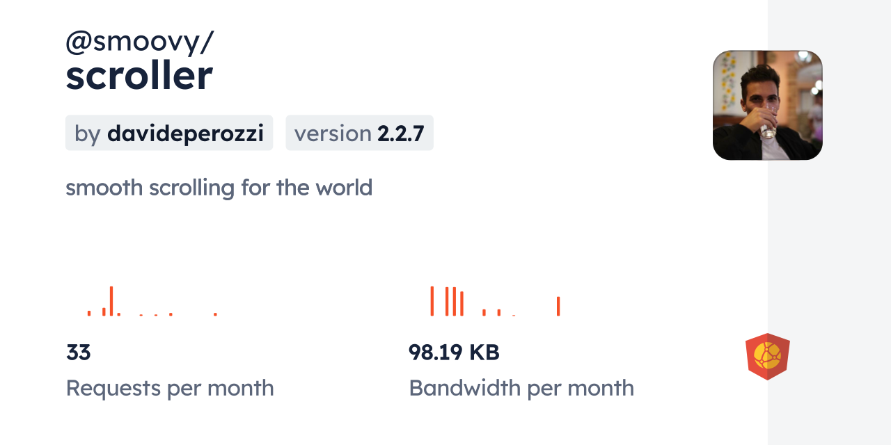 @smoovy/scroller CDN by jsDelivr - A CDN for npm and GitHub