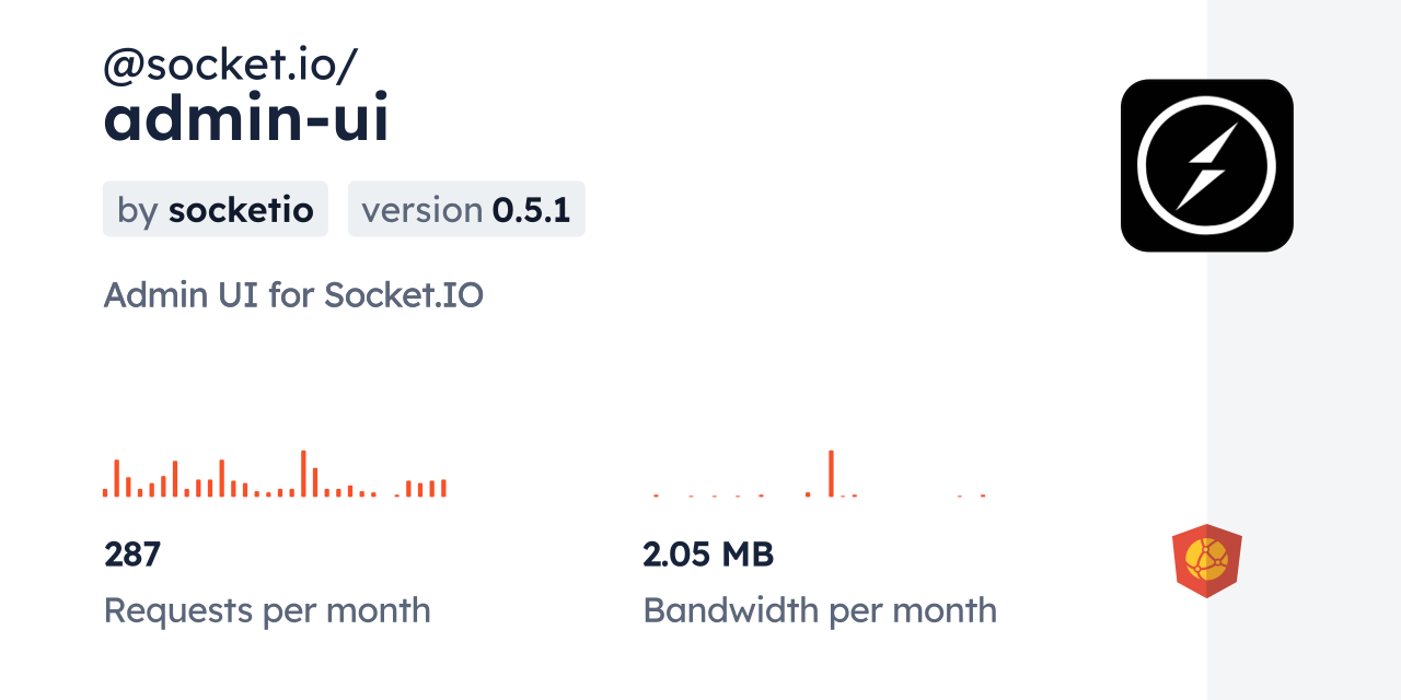 @socket.io/admin-ui CDN by jsDelivr - A CDN for npm and GitHub