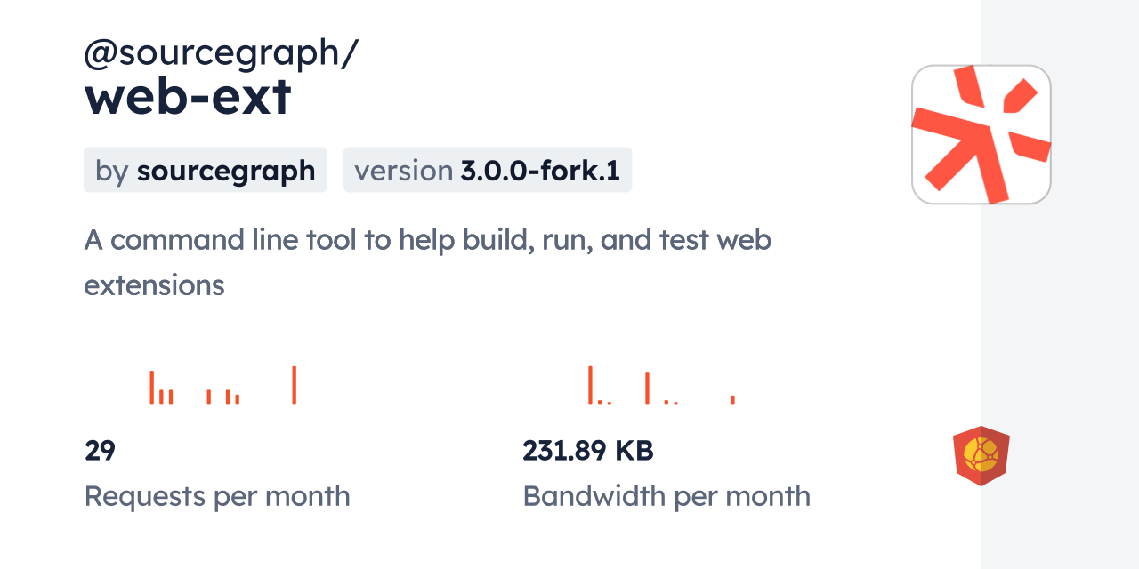 @sourcegraph/web-ext CDN by jsDelivr - A CDN for npm and GitHub