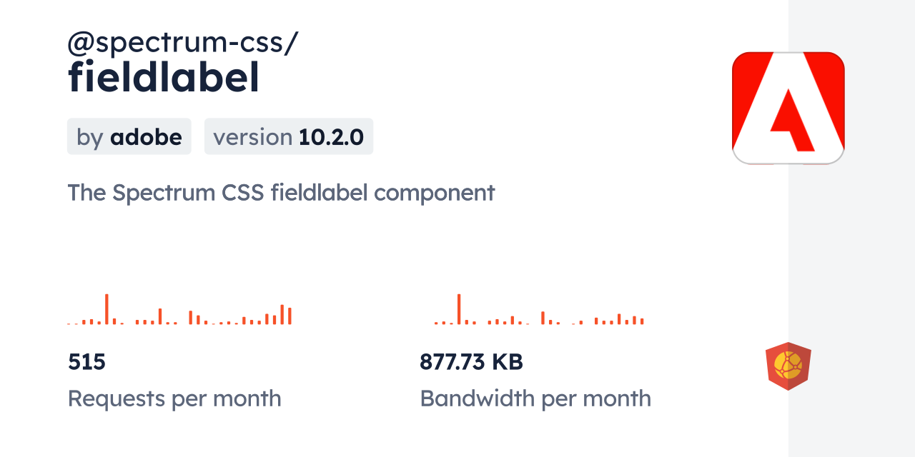 @spectrum-css/fieldlabel CDN by jsDelivr - A CDN for npm and GitHub