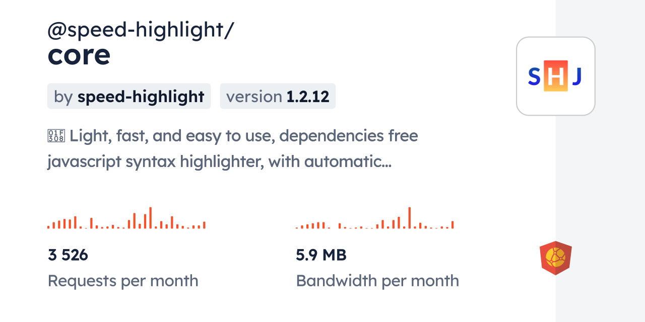 speedhighlight/core CDN by jsDelivr A CDN for npm and GitHub