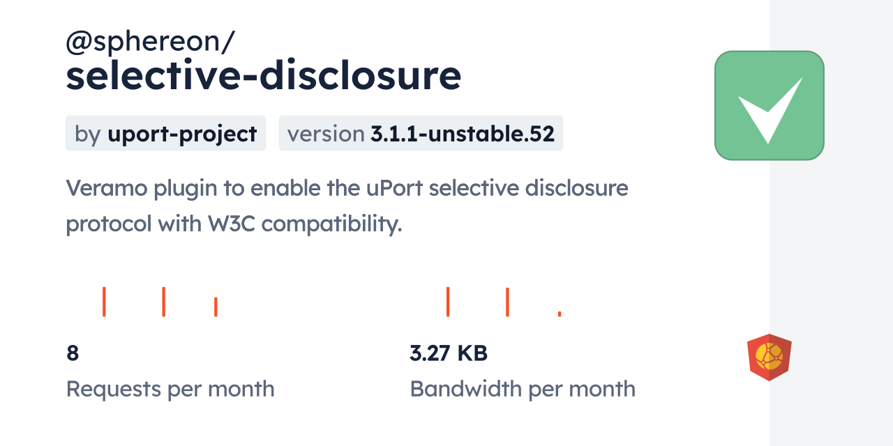 @sphereon/selective-disclosure CDN by jsDelivr - A CDN for npm and GitHub