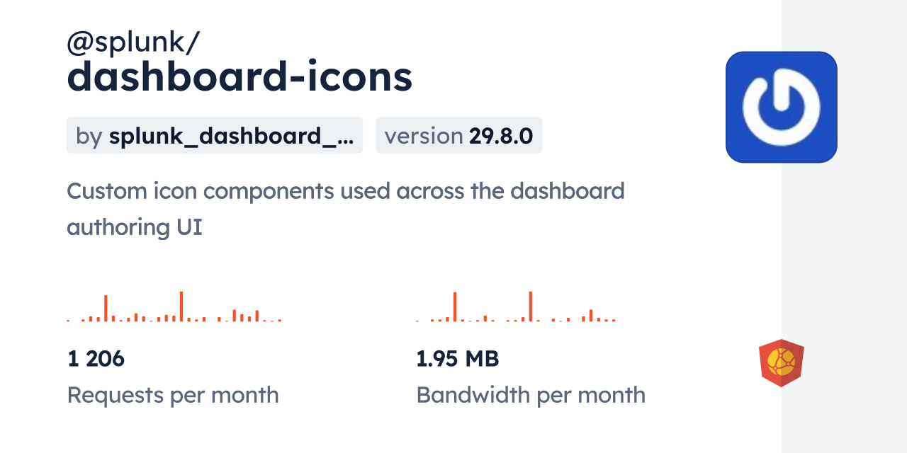 @splunk/dashboard-icons CDN by jsDelivr - A CDN for npm and GitHub