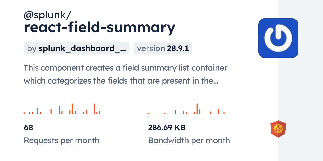 @splunk/react-field-summary CDN by jsDelivr - A CDN for npm and GitHub
