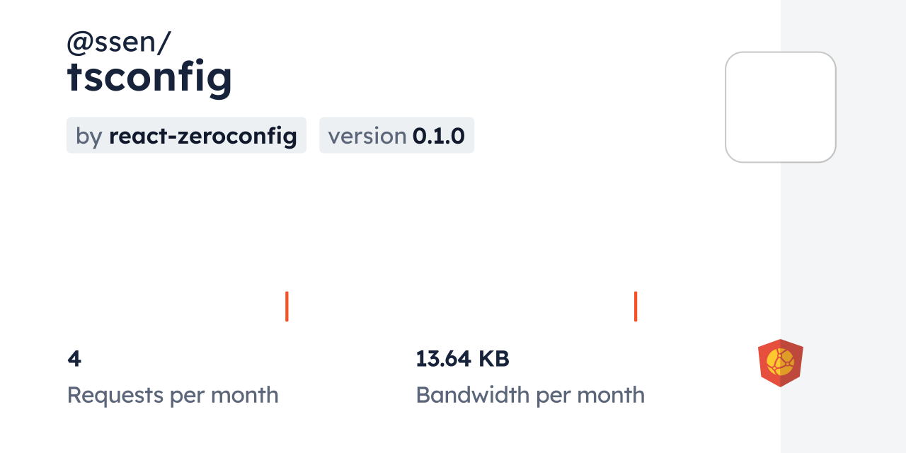 @ssen/tsconfig CDN by jsDelivr - A CDN for npm and GitHub