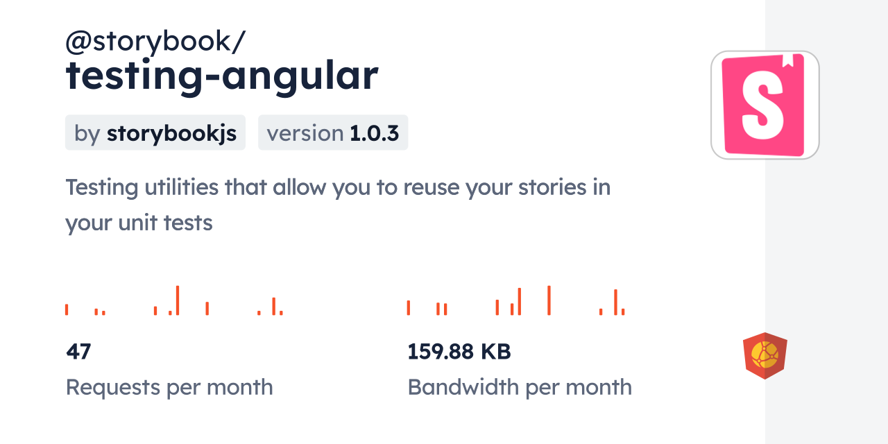 @storybook/testing-angular CDN by jsDelivr - A CDN for npm and GitHub