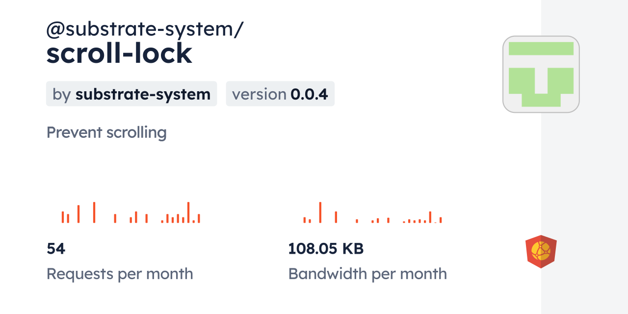 @substrate-system/scroll-lock CDN by jsDelivr - A CDN for npm and GitHub
