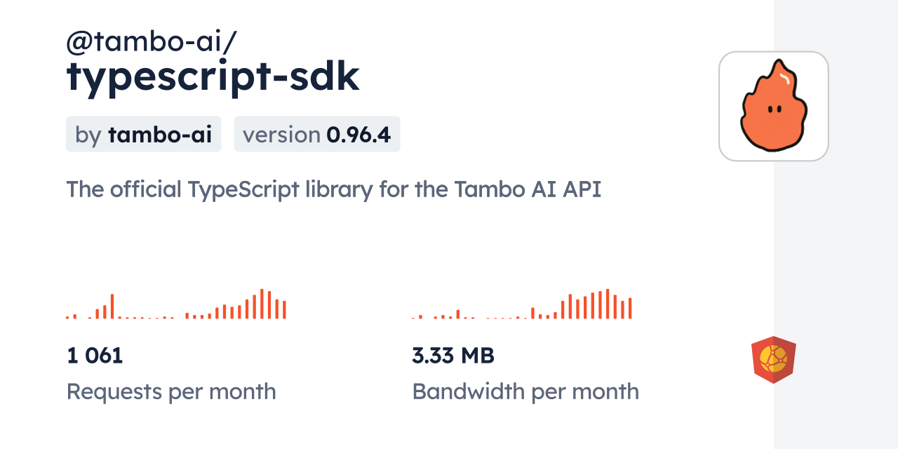 @tambo-ai/typescript-sdk CDN by jsDelivr - A CDN for npm and GitHub