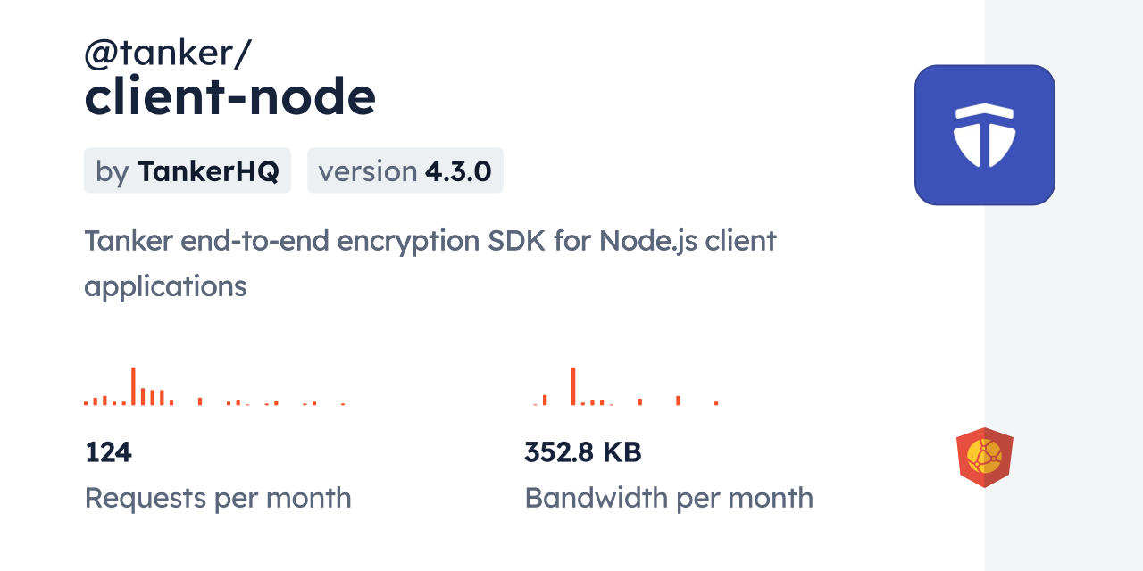 @tanker/client-node CDN by jsDelivr - A CDN for npm and GitHub