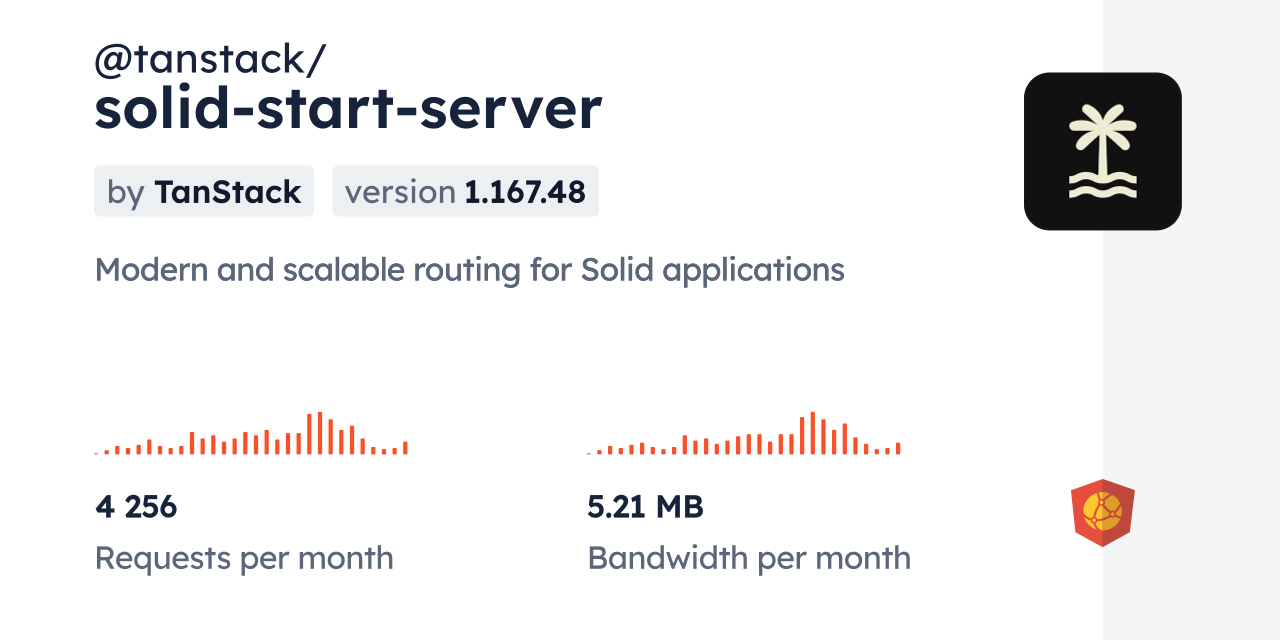 @tanstack/solid-start-server CDN by jsDelivr - A CDN for npm and GitHub