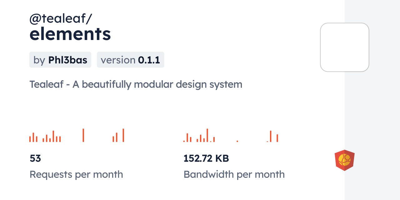 @tealeaf/elements CDN by jsDelivr - A CDN for npm and GitHub