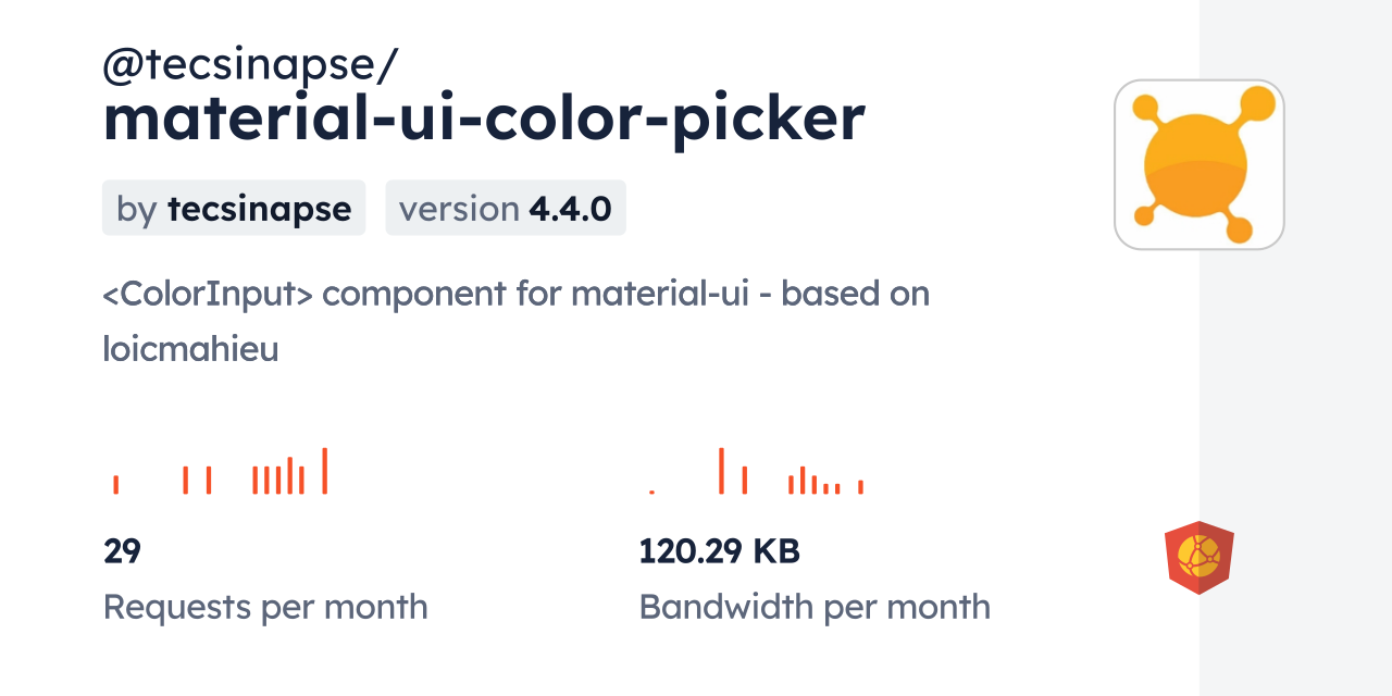 tecsinapse/materialuicolorpicker CDN by jsDelivr A CDN for npm