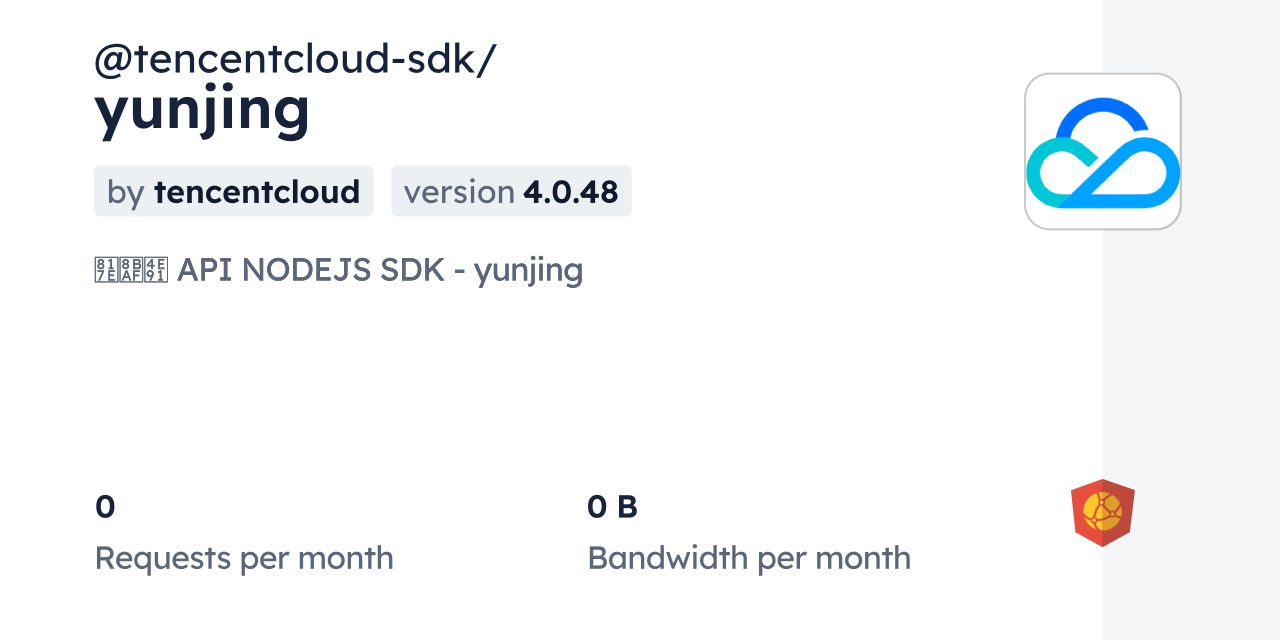 @tencentcloud-sdk/yunjing CDN by jsDelivr - A CDN for npm and GitHub