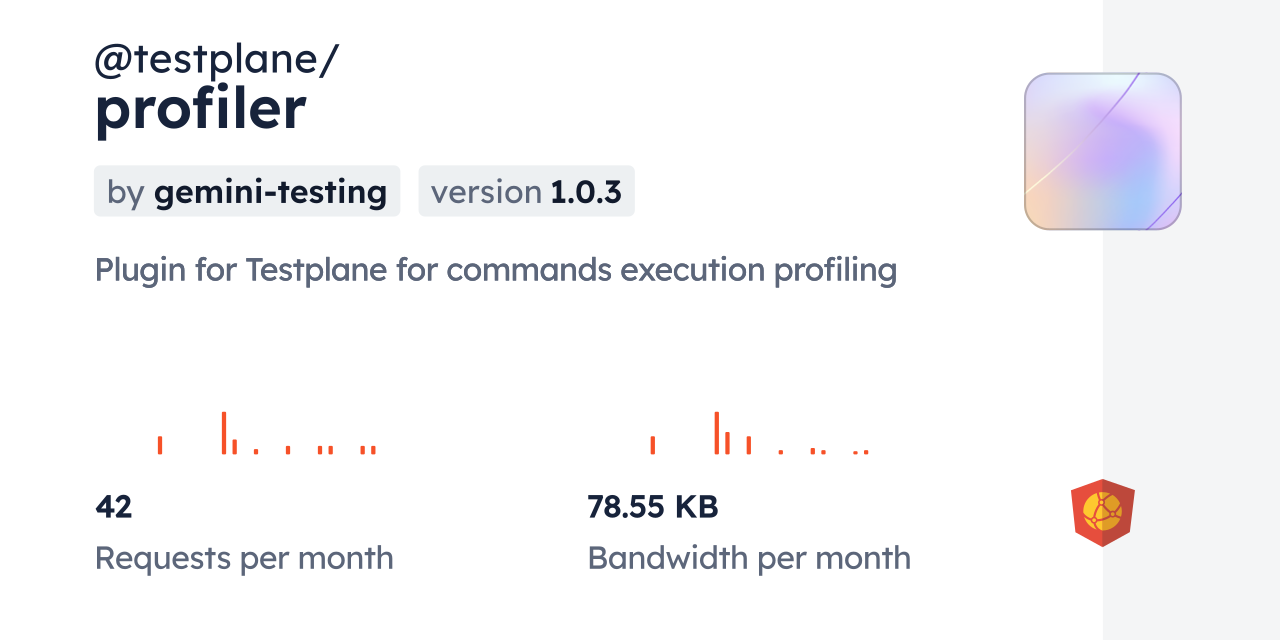 @testplane/profiler CDN by jsDelivr - A CDN for npm and GitHub