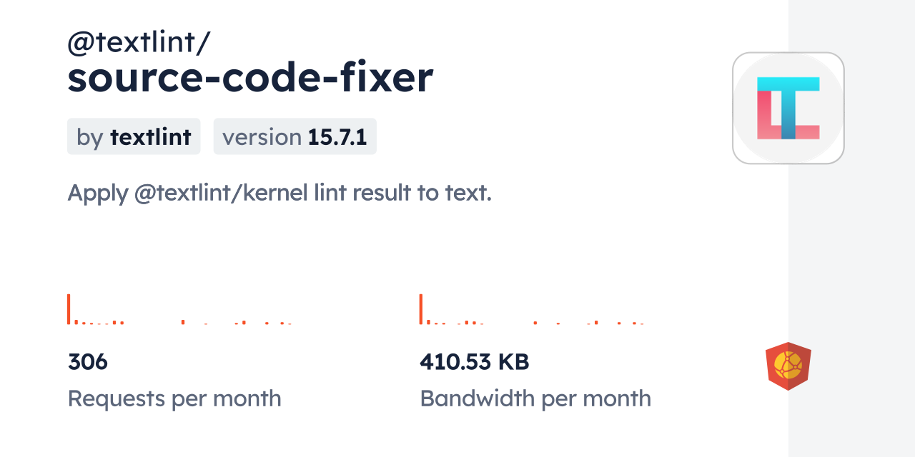 @textlint/source-code-fixer CDN by jsDelivr - A CDN for npm and GitHub