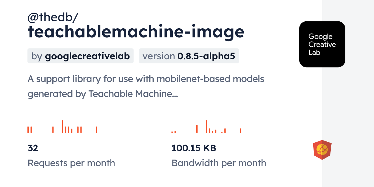 @thedb/teachablemachine-image CDN by jsDelivr - A CDN for npm and GitHub