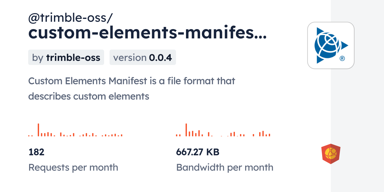 @trimble-oss/custom-elements-manifest-analyzer CDN by jsDelivr - A CDN ...