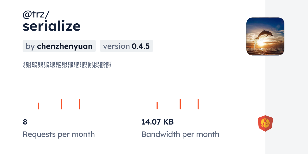 @trz/serialize CDN by jsDelivr - A CDN for npm and GitHub