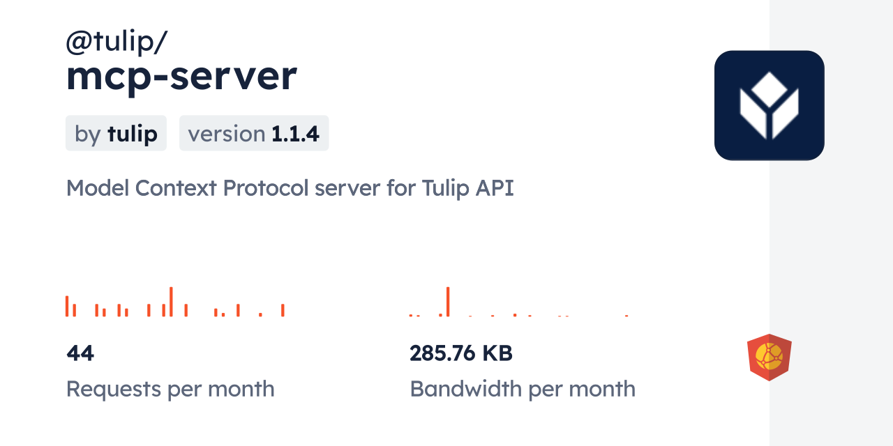 @tulip/mcp-server CDN by jsDelivr - A CDN for npm and GitHub