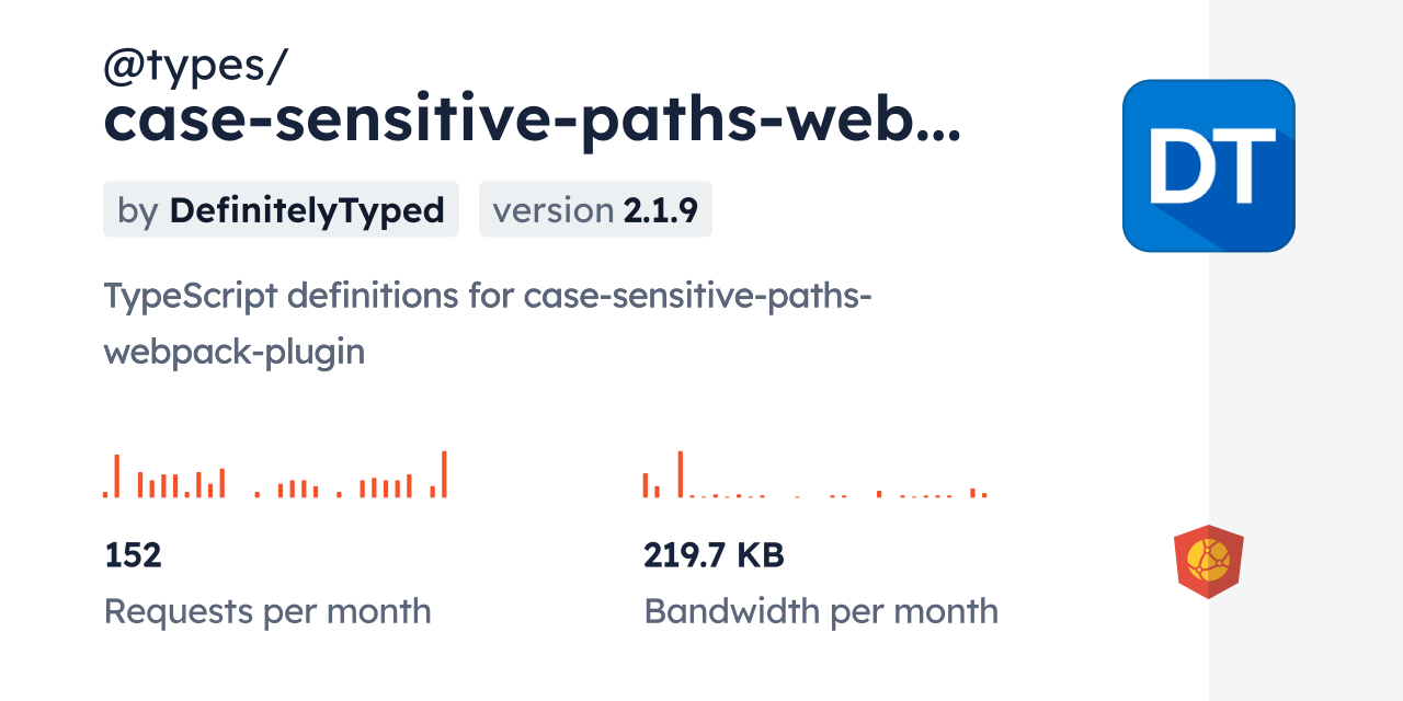 types/casesensitivepathswebpackplugin CDN by jsDelivr A CDN for npm and GitHub