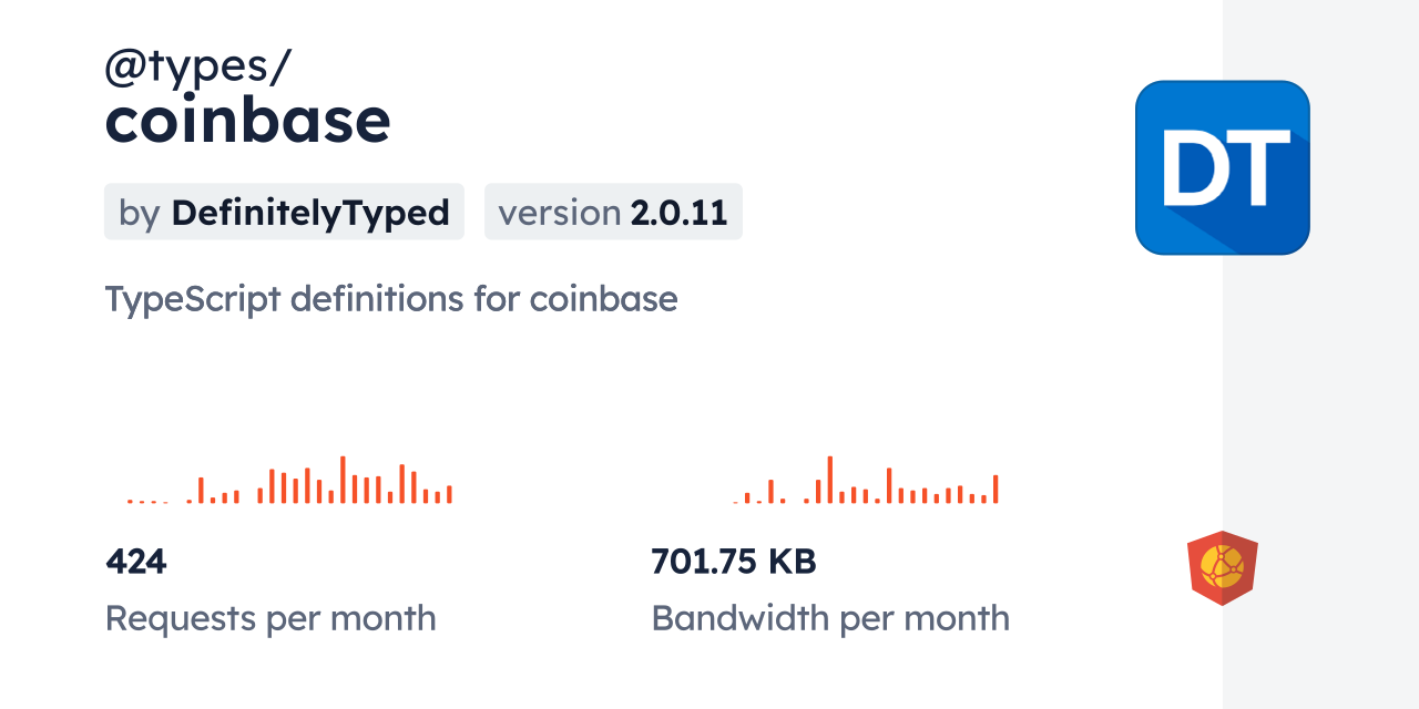 @types/coinbase CDN by jsDelivr - A CDN for npm and GitHub