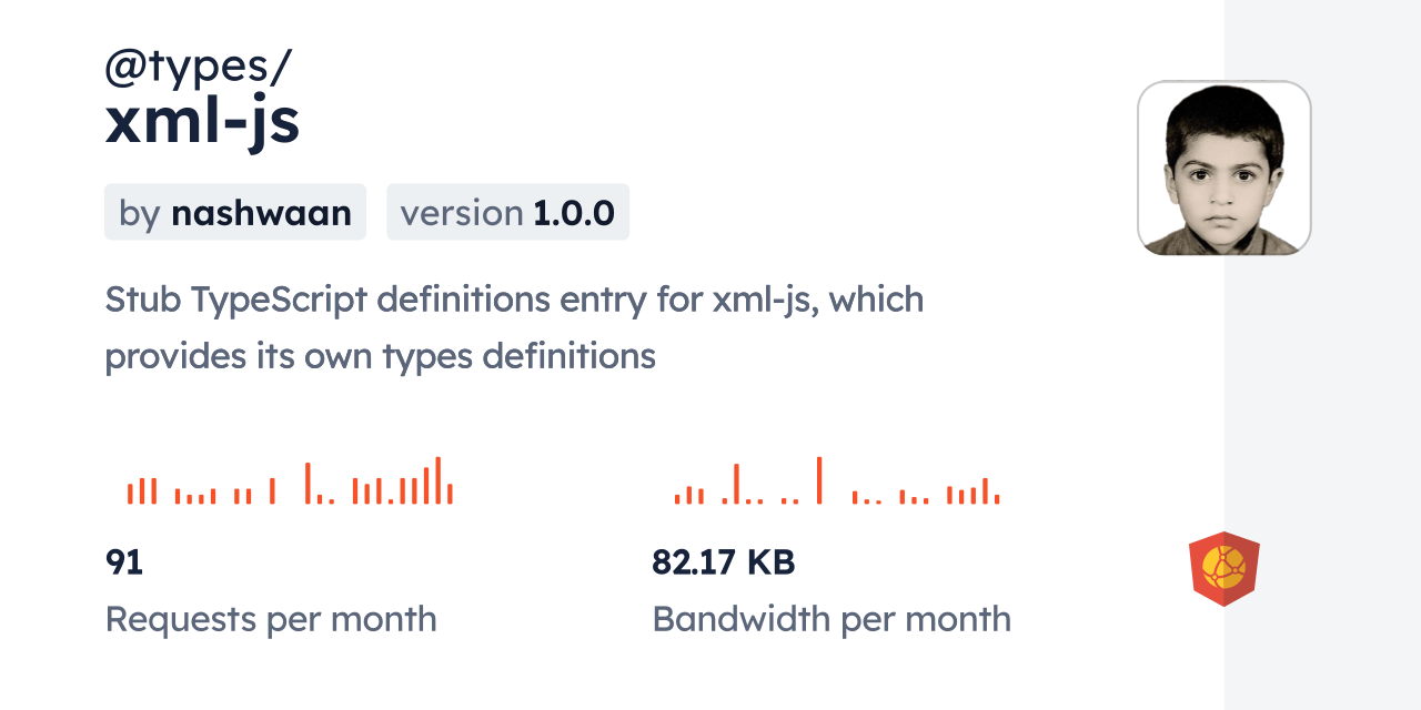 @types/xml-js CDN by jsDelivr - A CDN for npm and GitHub
