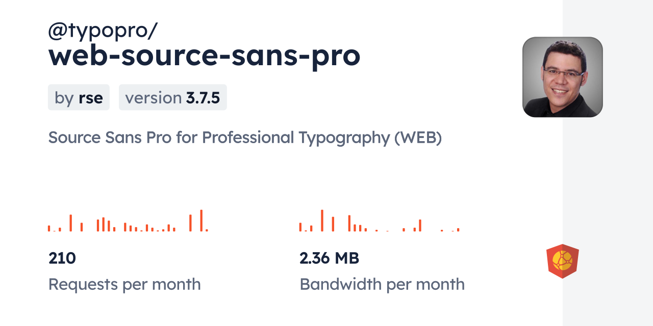 @typopro/web-source-sans-pro CDN by jsDelivr - A CDN for npm and GitHub