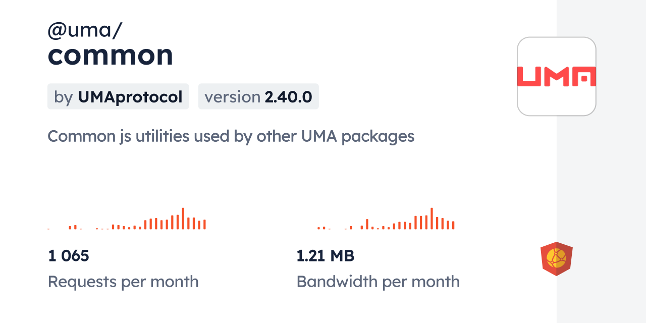 @uma/common CDN by jsDelivr - A CDN for npm and GitHub