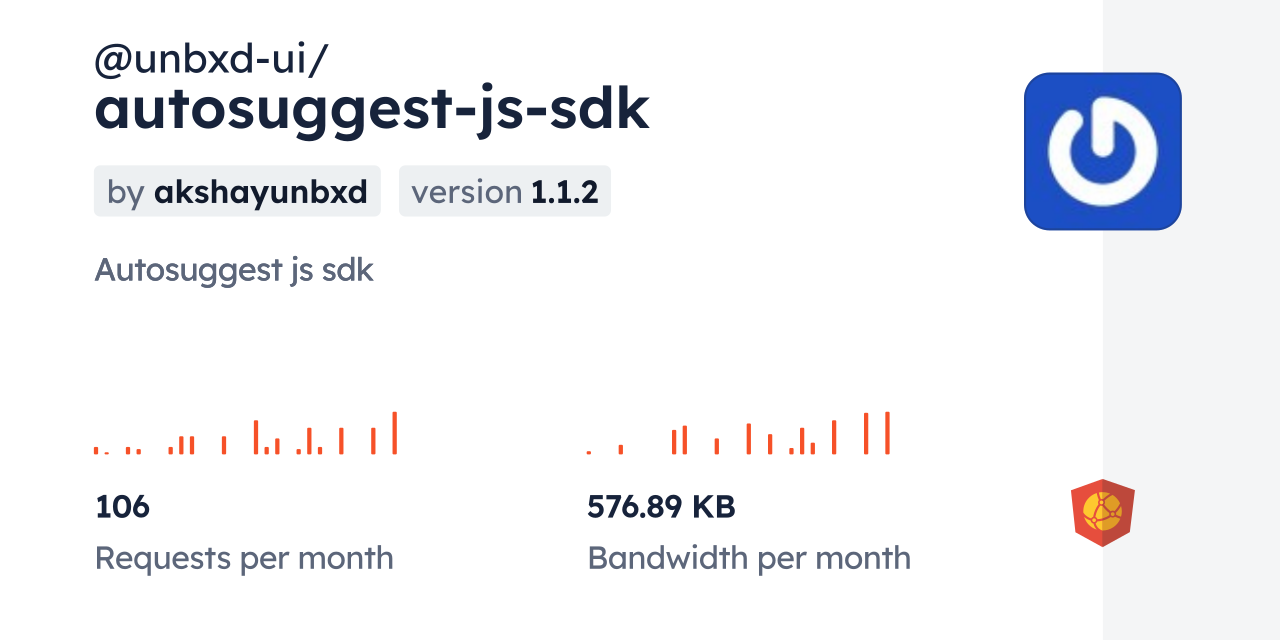 @unbxd-ui/autosuggest-js-sdk CDN by jsDelivr - A CDN for npm and GitHub