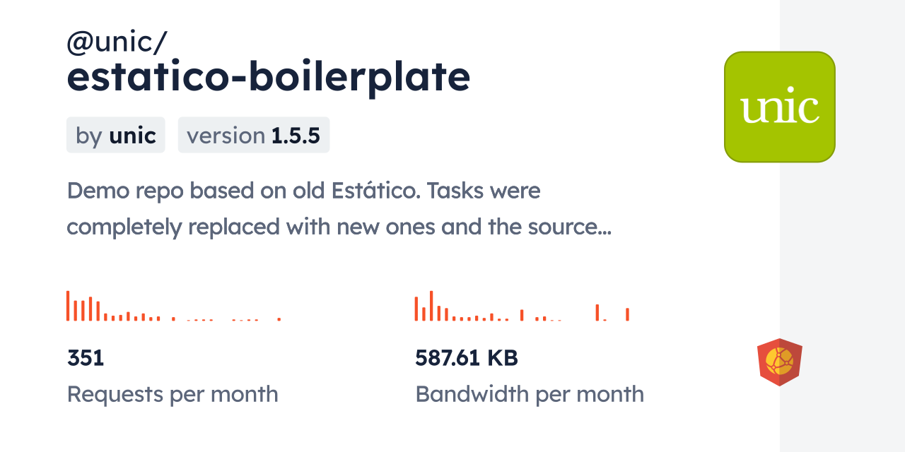 @unic/estatico-boilerplate CDN by jsDelivr - A CDN for npm and GitHub
