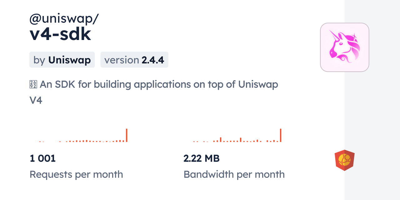 @uniswap/v4-sdk CDN by jsDelivr - A CDN for npm and GitHub
