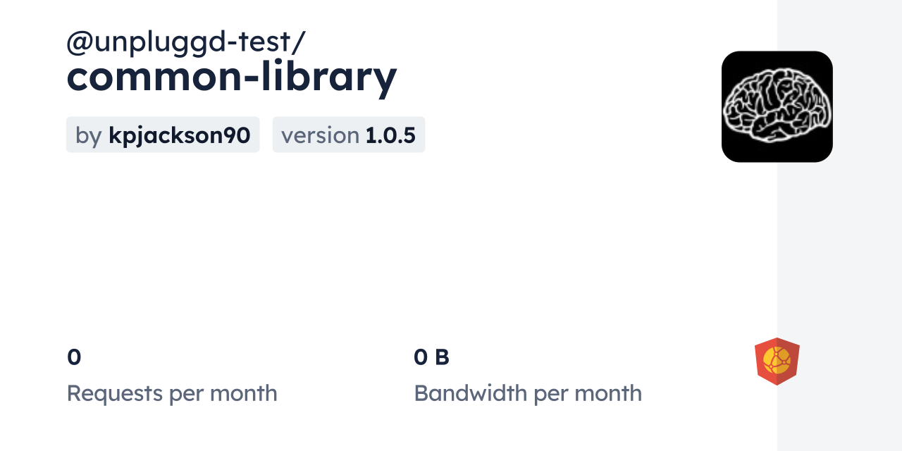 @unpluggd-test/common-library CDN by jsDelivr - A CDN for npm and GitHub