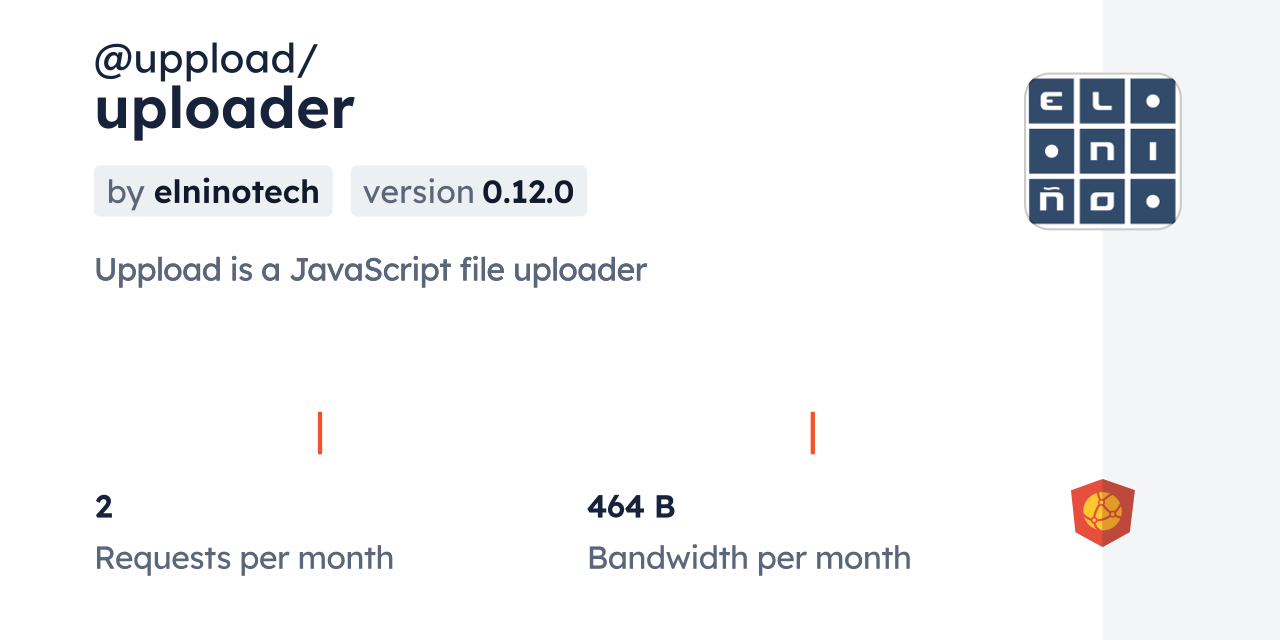 @uppload/uploader CDN by jsDelivr - A CDN for npm and GitHub