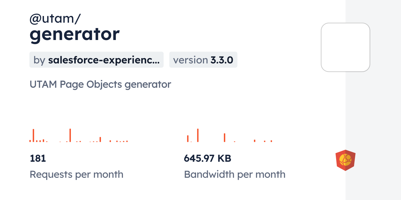 @utam/generator CDN by jsDelivr - A CDN for npm and GitHub