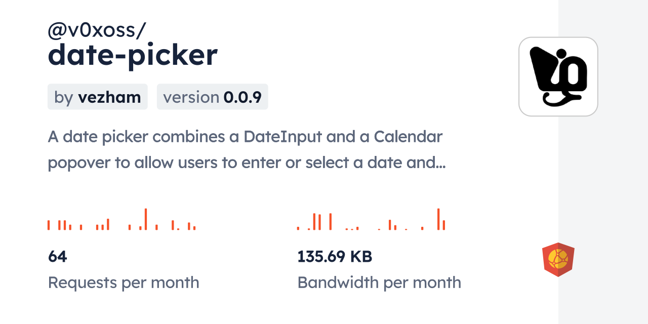 @v0xoss/date-picker CDN by jsDelivr - A CDN for npm and GitHub