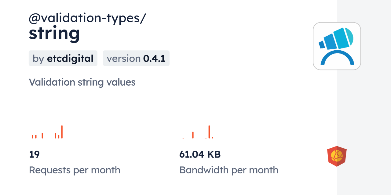  validation types string CDN By JsDelivr A CDN For Npm And GitHub