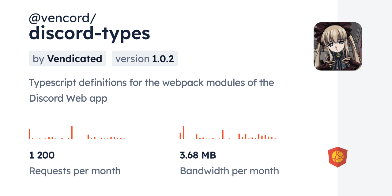 @vencord/discord-types CDN by jsDelivr - A CDN for npm and GitHub