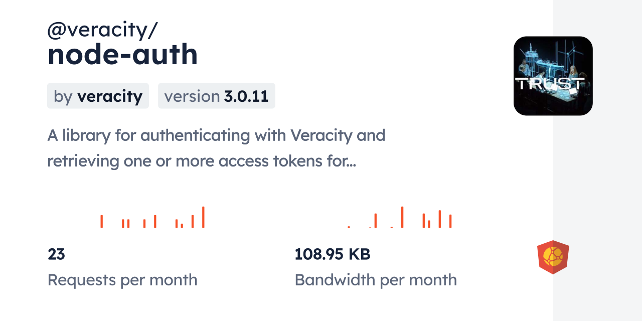@veracity/node-auth CDN by jsDelivr - A CDN for npm and GitHub