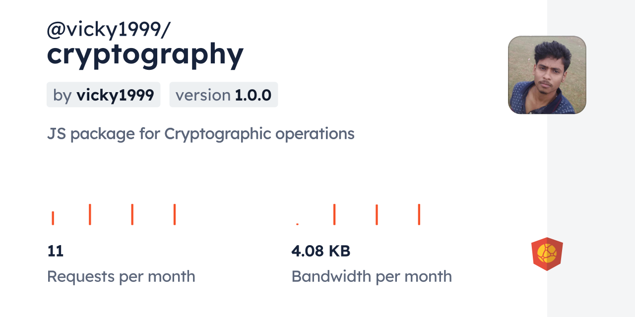 @vicky1999/cryptography CDN by jsDelivr - A CDN for npm and GitHub