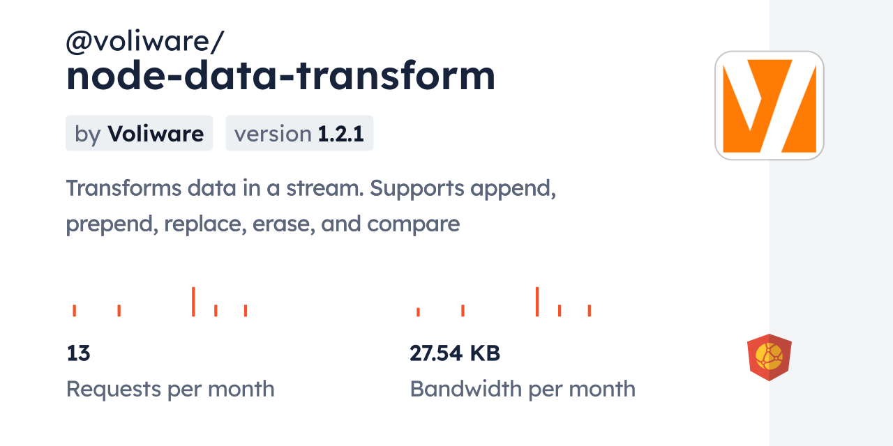 @voliware/node-data-transform CDN by jsDelivr - A CDN for npm and GitHub
