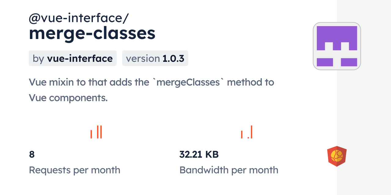 @vue-interface/merge-classes CDN by jsDelivr - A CDN for npm and GitHub